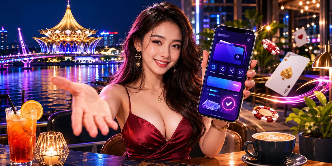 Pemain menggunakan kasino mudah alih di Kuching dengan antara muka permainan popular di telefon